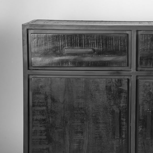 LABEL51 Dressoir Chili - Zwart - Mangohout - Dressoir van LABEL51 – Luxe comfort op maat van PureWonen. Vraag naar de beste prijs.