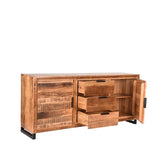 LABEL51 Dressoir Glasgow - Rough - Mangohout - Dressoir van LABEL51 – Luxe comfort op maat van PureWonen. Vraag naar de beste prijs.
