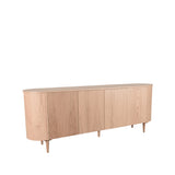 LABEL51 Dressoir Oliva - Naturel - Eiken - Dressoir 220 cm