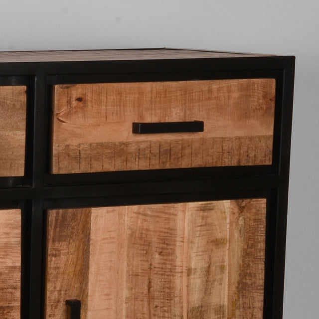 LABEL51 Dressoir Tampa - Rough - Mangohout - Dressoir van LABEL51 – Luxe comfort op maat van PureWonen. Vraag naar de beste prijs.