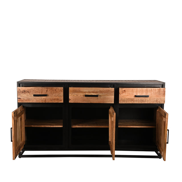 LABEL51 Dressoir Tampa - Rough - Mangohout - Dressoir van LABEL51 – Luxe comfort op maat van PureWonen. Vraag naar de beste prijs.