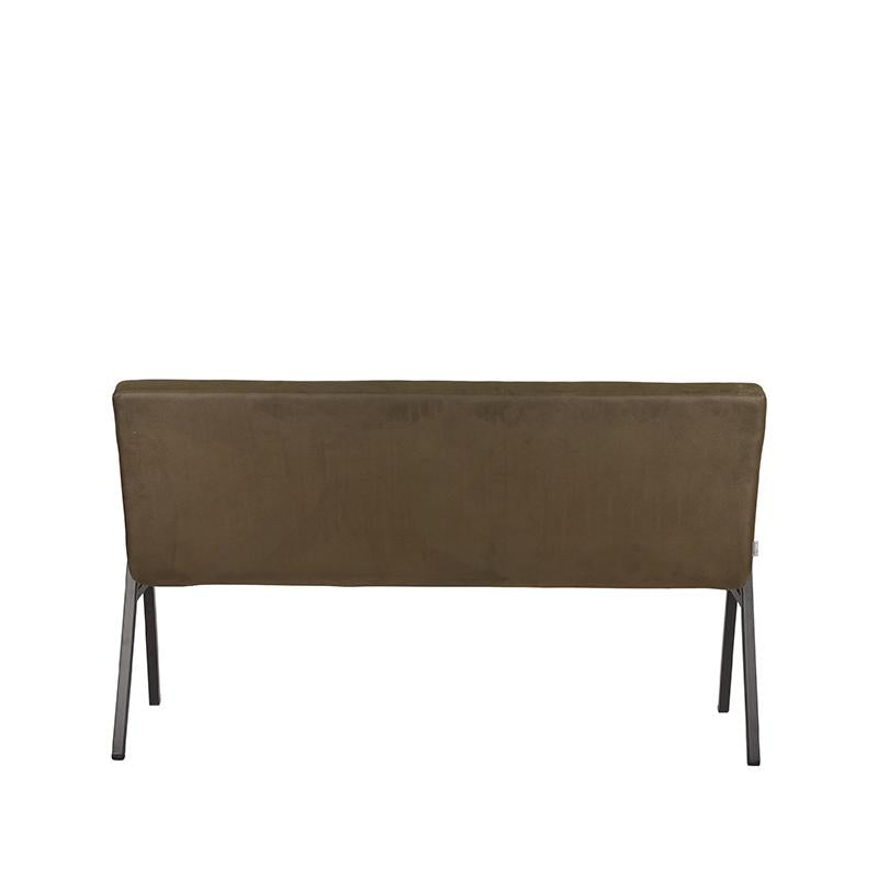 LABEL51 Eetkamerbank Matz - Army green - Microfiber - 145 cm