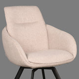 LABEL51 Eetkamerstoel Beauty - Naturel - Boucle van LABEL51 - laagste prijs offerte van PureWonen