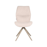 LABEL51 Eetkamerstoel Comfy - Naturel - Boucle - Taupe Onderstel van LABEL51 – Luxe comfort op maat van PureWonen. Vraag naar de beste prijs.