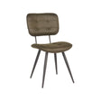 LABEL51 Eetkamerstoel Gus - Army green - Microfiber van LABEL51 - laagste prijs offerte van PureWonen