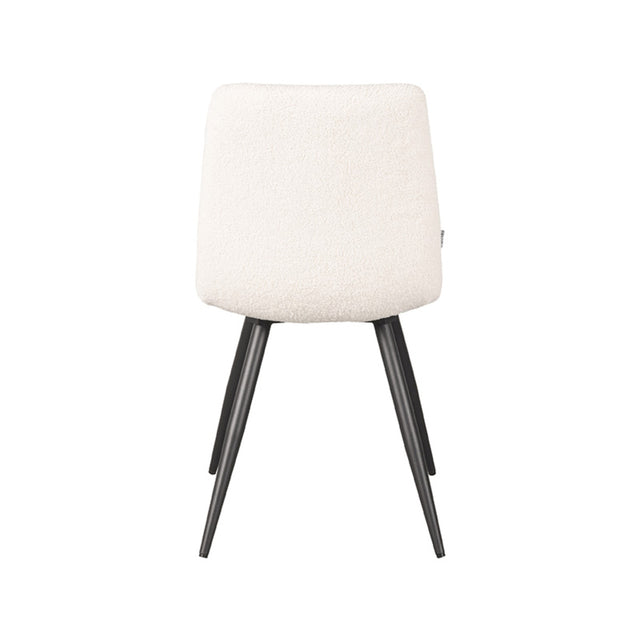 LABEL51 Eetkamerstoel Jep - Ivory - Teddy van LABEL51 – Luxe comfort op maat van PureWonen. Vraag naar de beste prijs.