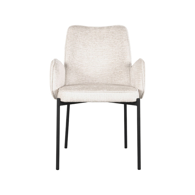 LABEL51 Eetkamerstoel Joni - Crème - Elegance van LABEL51 – Luxe comfort op maat van PureWonen. Vraag naar de beste prijs.