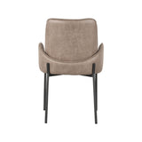 LABEL51 Eetkamerstoel Joni - Taupe - Microfiber van LABEL51 - laagste prijs offerte van PureWonen