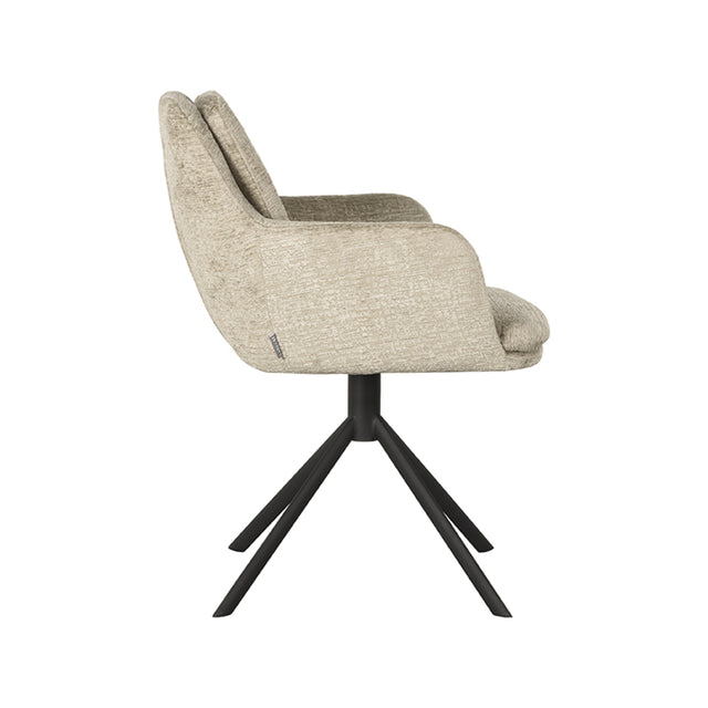 LABEL51 Eetkamerstoel Joy - Beige - Elegance van LABEL51 – Luxe comfort op maat van PureWonen. Vraag naar de beste prijs.