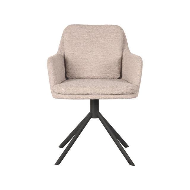 LABEL51 Eetkamerstoel Joy - Naturel - Boucle van LABEL51 - laagste prijs offerte van PureWonen