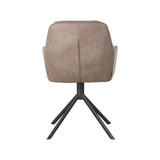 LABEL51 Eetkamerstoel Joy - Taupe - Micro Suede van LABEL51 – Luxe comfort op maat van PureWonen. Vraag naar de beste prijs.