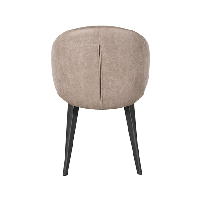 LABEL51 Eetkamerstoel Logan - Taupe - Microfiber van LABEL51 – Luxe comfort op maat van PureWonen. Vraag naar de beste prijs.
