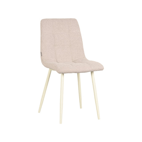 LABEL51 Eetkamerstoel Nino - Naturel - Boucle van LABEL51 - laagste prijs offerte van PureWonen