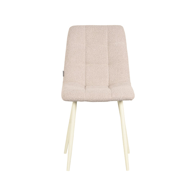 LABEL51 Eetkamerstoel Nino - Naturel - Boucle van LABEL51 - laagste prijs offerte van PureWonen