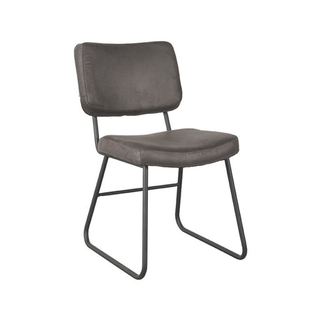 LABEL51 Eetkamerstoel Noah - Antraciet - Microfiber van LABEL51 - laagste prijs offerte van PureWonen