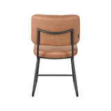 LABEL51 Eetkamerstoel Noah - Cognac - Microfiber van LABEL51 – Luxe comfort op maat van PureWonen. Vraag naar de beste prijs.