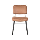 LABEL51 Eetkamerstoel Noah - Cognac - Microfiber van LABEL51 – Luxe comfort op maat van PureWonen. Vraag naar de beste prijs.