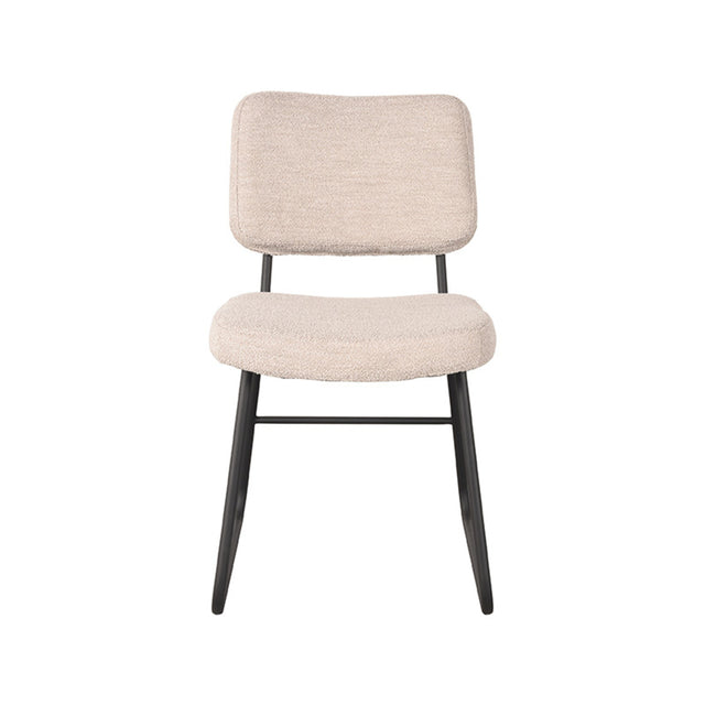 LABEL51 Eetkamerstoel Noah - Naturel - Boucle van LABEL51 - laagste prijs offerte van PureWonen
