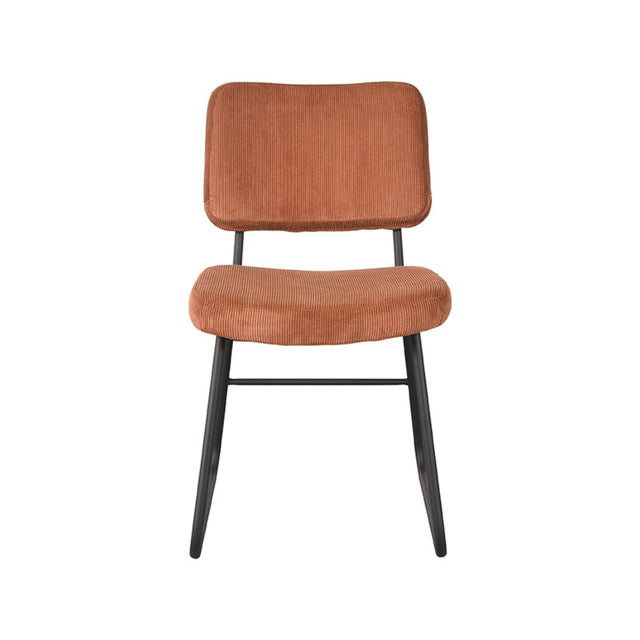 LABEL51 Eetkamerstoel Noah - Rust - Ribcord van LABEL51 – Luxe comfort op maat van PureWonen. Vraag naar de beste prijs.