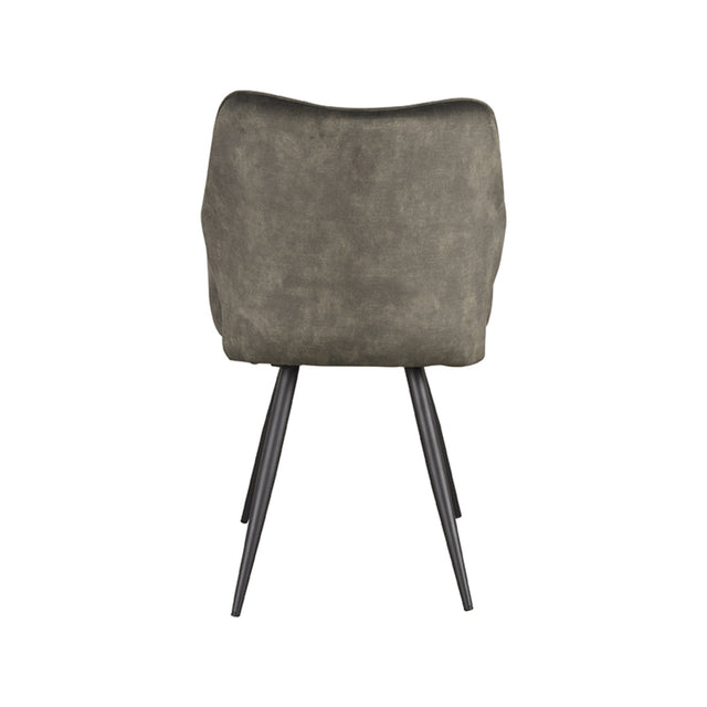 LABEL51 Eetkamerstoel Noud - Hunter - Velours van LABEL51 – Luxe comfort op maat van PureWonen. Vraag naar de beste prijs.