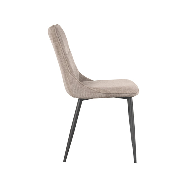 LABEL51 Eetkamerstoel Riv - Clay - Synthetisch van LABEL51 – Luxe comfort op maat van PureWonen. Vraag naar de beste prijs.