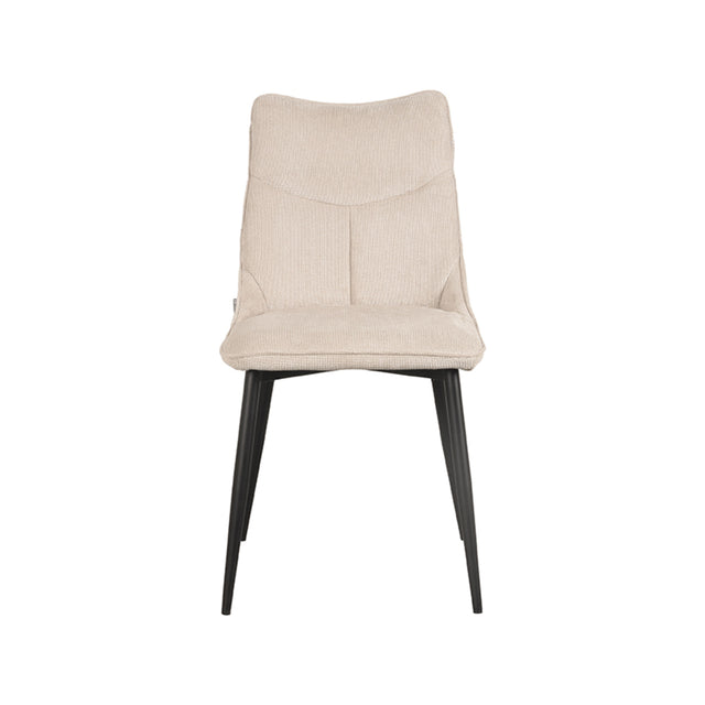 LABEL51 Eetkamerstoel Riv - Naturel - Synthetisch van LABEL51 – Luxe comfort op maat van PureWonen. Vraag naar de beste prijs.
