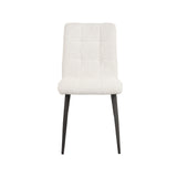 LABEL51 Eetkamerstoel Sam - Wit - Boucle van LABEL51 – Luxe comfort op maat van PureWonen. Vraag naar de beste prijs.