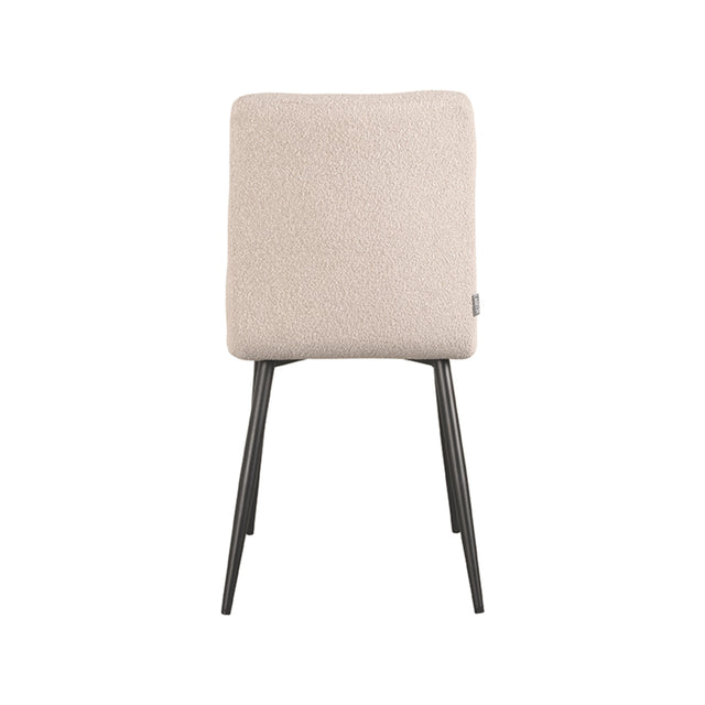 LABEL51 Eetkamerstoel Sam - Naturel - Boucle van LABEL51 – Luxe comfort op maat van PureWonen. Vraag naar de beste prijs.