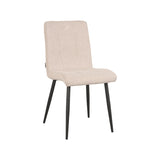 LABEL51 Eetkamerstoel Sam - Naturel - Boucle van LABEL51 – Luxe comfort op maat van PureWonen. Vraag naar de beste prijs.