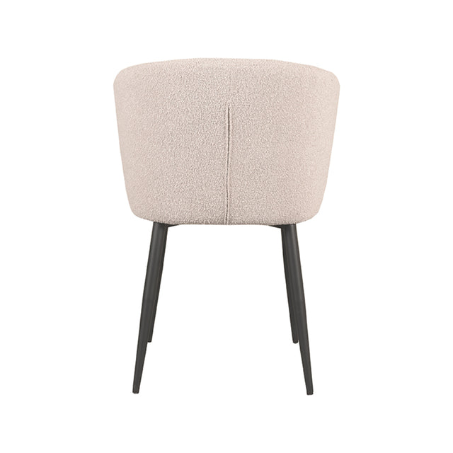 LABEL51 Eetkamerstoel Wave - Naturel - Boucle van LABEL51 - laagste prijs offerte van PureWonen