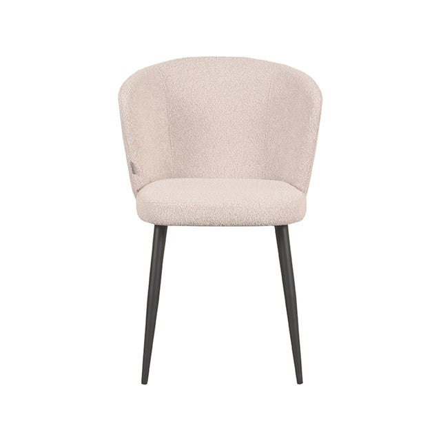 LABEL51 Eetkamerstoel Wave - Naturel - Boucle van LABEL51 - laagste prijs offerte van PureWonen