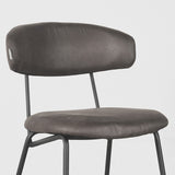 LABEL51 Eetkamerstoel Zack - Antraciet - Microfiber van LABEL51 – Luxe comfort op maat van PureWonen. Vraag naar de beste prijs.