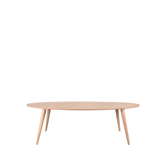 LABEL51 Eetkamertafel Ines - Naturel - Eiken - 210x110 cm van LABEL51 – Luxe comfort op maat van PureWonen. Vraag naar de beste prijs.