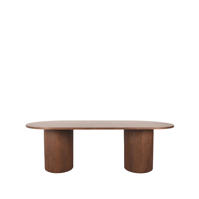 LABEL51 Eetkamertafel Oliva - Walnoot - Eiken - 240x120 cm van LABEL51 – Luxe comfort op maat van PureWonen. Vraag naar de beste prijs.