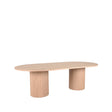 LABEL51 Eetkamertafel Oliva - Naturel - Eiken - 240x120 cm van LABEL51 – Luxe comfort op maat van PureWonen. Vraag naar de beste prijs.