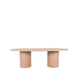 LABEL51 Eetkamertafel Oliva - Naturel - Eiken - 240x120 cm van LABEL51 – Luxe comfort op maat van PureWonen. Vraag naar de beste prijs.
