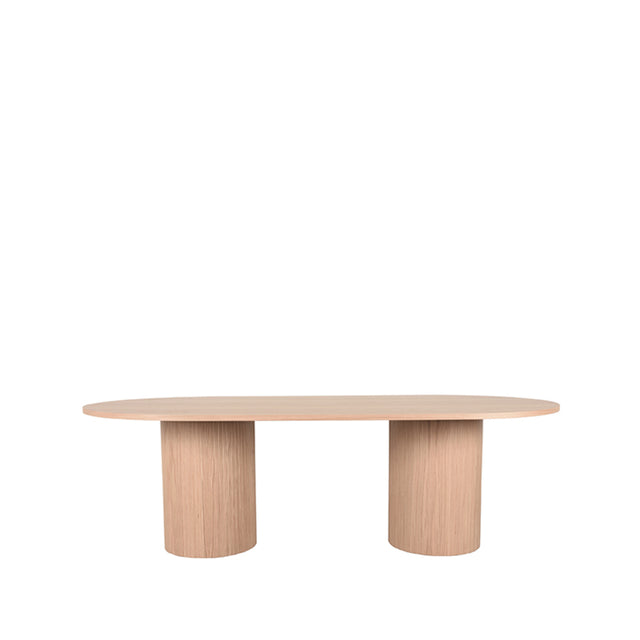 LABEL51 Eetkamertafel Oliva - Naturel - Eiken - 240x120 cm van LABEL51 – Luxe comfort op maat van PureWonen. Vraag naar de beste prijs.