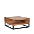 LABEL51 Salontafel Cube - Rough - Mangohout - 80 cm van LABEL51 – Luxe comfort op maat van PureWonen. Vraag naar de beste prijs.