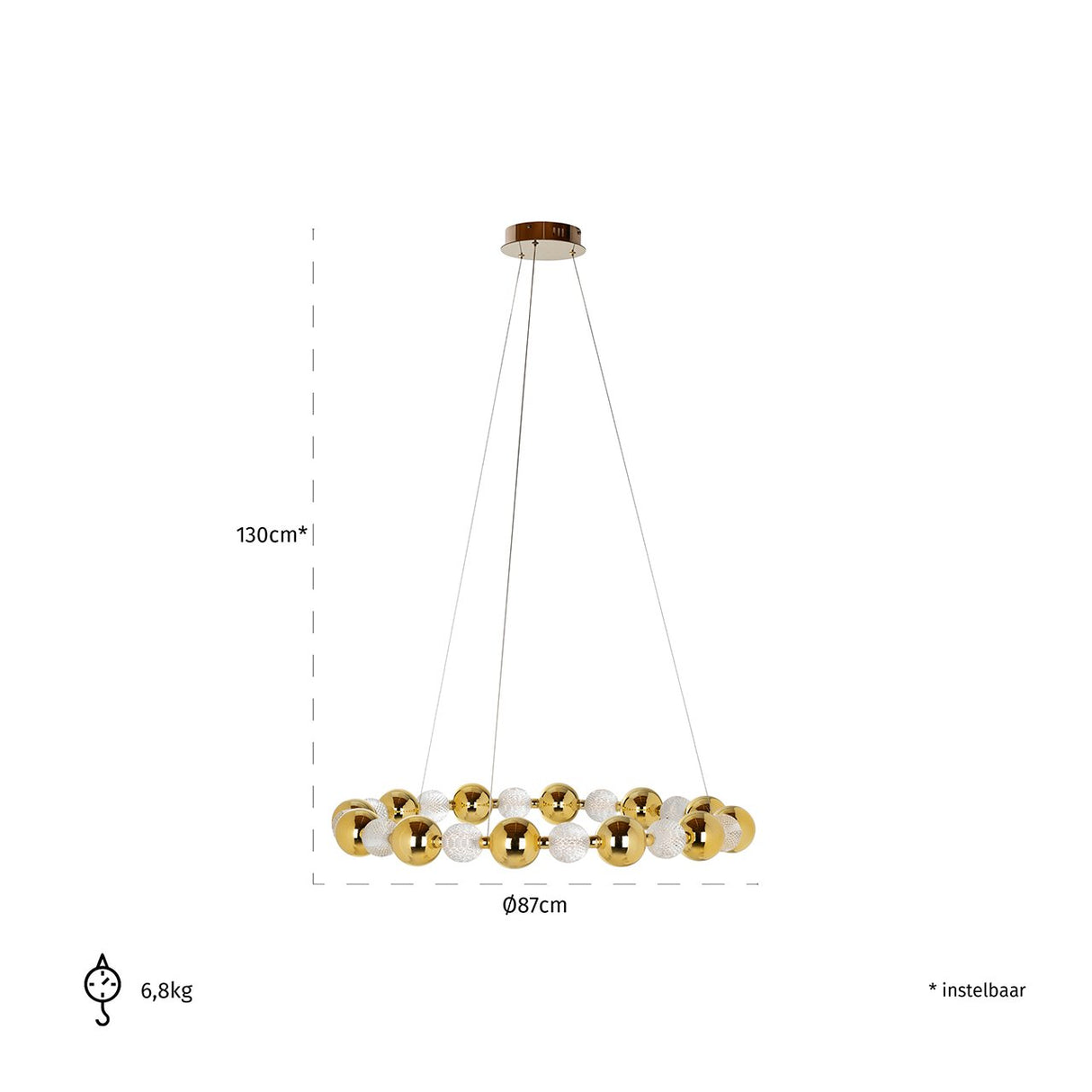 Hanglamp Chanda (Gold)