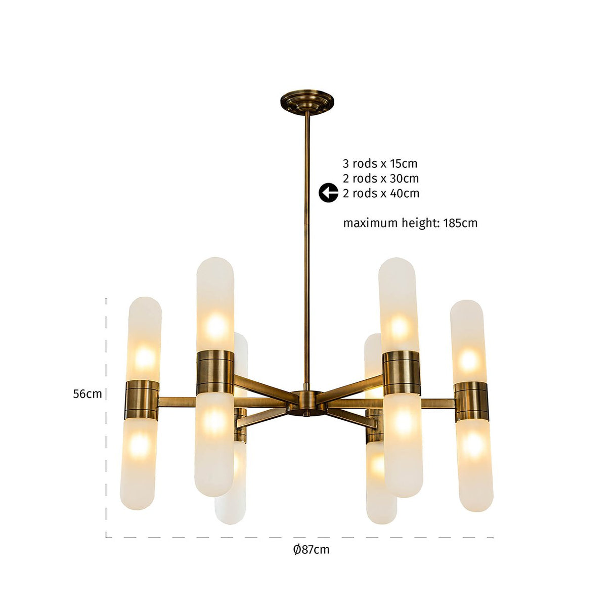 Hanglamp Tricon (Bronze)