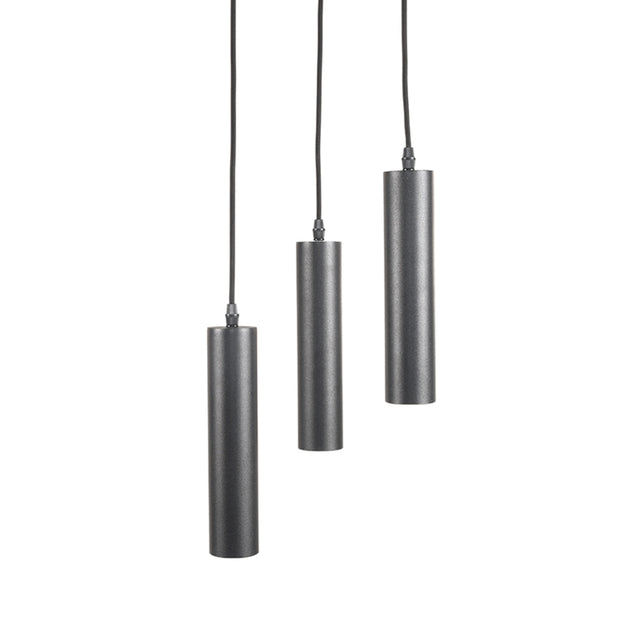 LABEL51 Hanglamp Ferroli - Zwart - Metaal - 3-lichts van LABEL51 - laagste prijs offerte van PureWonen