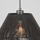 LABEL51 Hanglamp Ibiza - Zwart - Jute - 1-Lichts van LABEL51 – Luxe comfort op maat van PureWonen. Vraag naar de beste prijs.