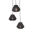 LABEL51 Hanglamp Ibiza - Zwart - Jute - 3-Lichts van LABEL51 - laagste prijs offerte van PureWonen