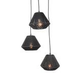 LABEL51 Hanglamp Ibiza - Zwart - Jute - 3-Lichts van LABEL51 - laagste prijs offerte van PureWonen