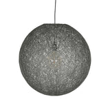 LABEL51 Hanglamp Twist - Grijs - Vlas - XL van LABEL51 – Luxe comfort op maat van PureWonen. Vraag naar de beste prijs.