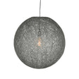 LABEL51 Hanglamp Twist - Grijs - Vlas - XL van LABEL51 – Luxe comfort op maat van PureWonen. Vraag naar de beste prijs.