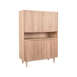 LABEL51 Bergkast Jule - Naturel - Eiken - Hoge Kast van LABEL51 – Luxe comfort op maat van PureWonen. Vraag naar de beste prijs.