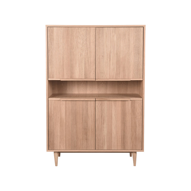 LABEL51 Bergkast Jule - Naturel - Eiken - Hoge Kast van LABEL51 – Luxe comfort op maat van PureWonen. Vraag naar de beste prijs.