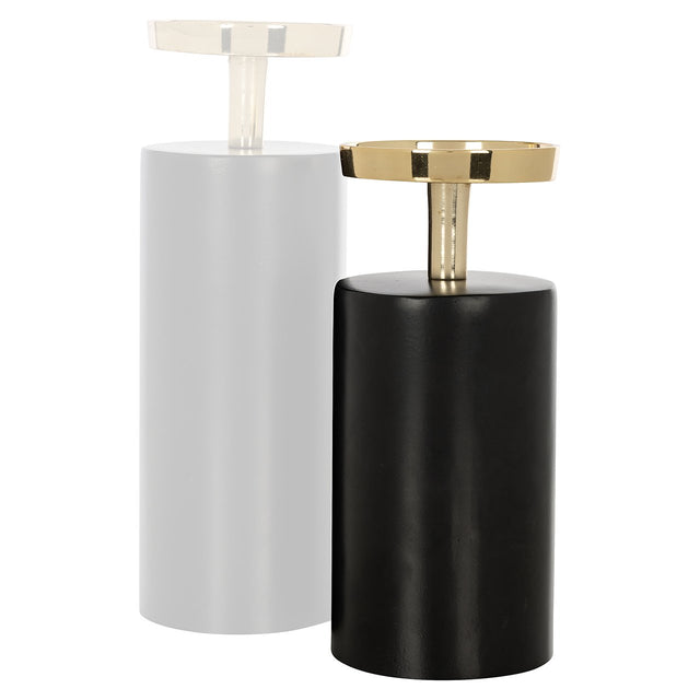 Kandelaar Caya groot (Black/gold) van Richmond Interiors – Luxe comfort op maat van PureWonen. Vraag naar de beste prijs.