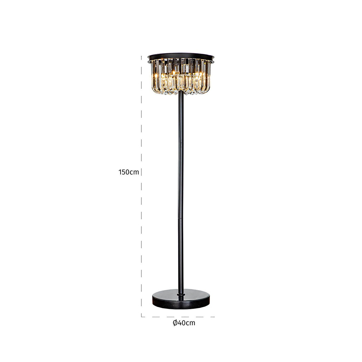 Vloerlamp Dagmar (Black)